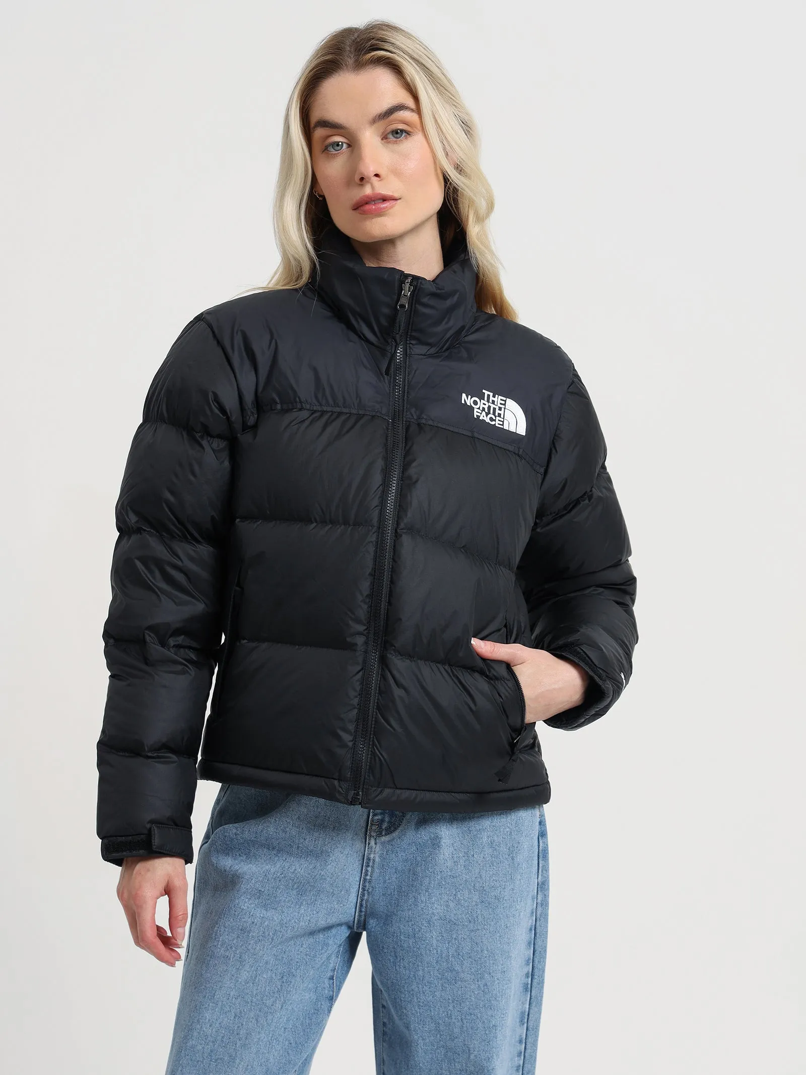 1996 Retro Nuptse Jacket in TNF Black