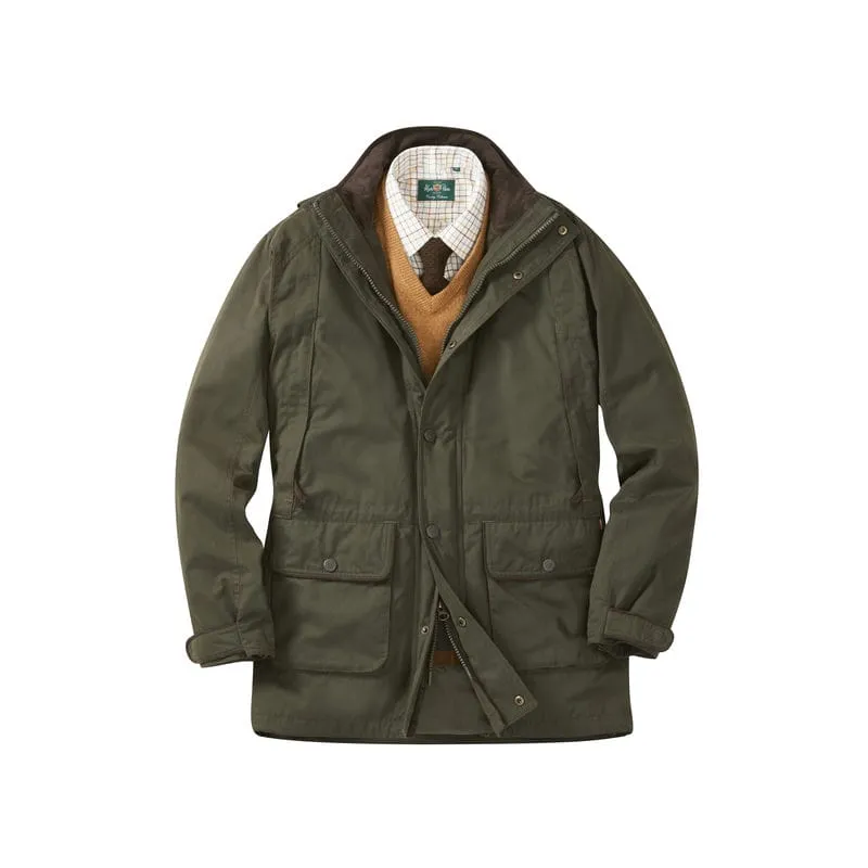 Alan Paine Milwood Mens Waterproof Coat - Olive