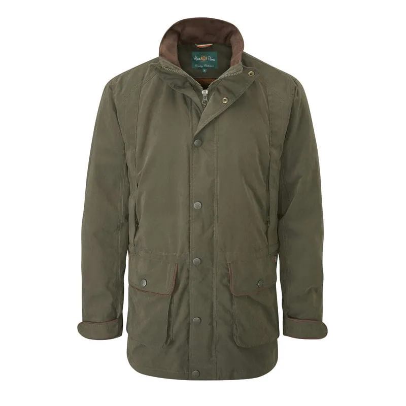 Alan Paine Milwood Mens Waterproof Coat - Olive