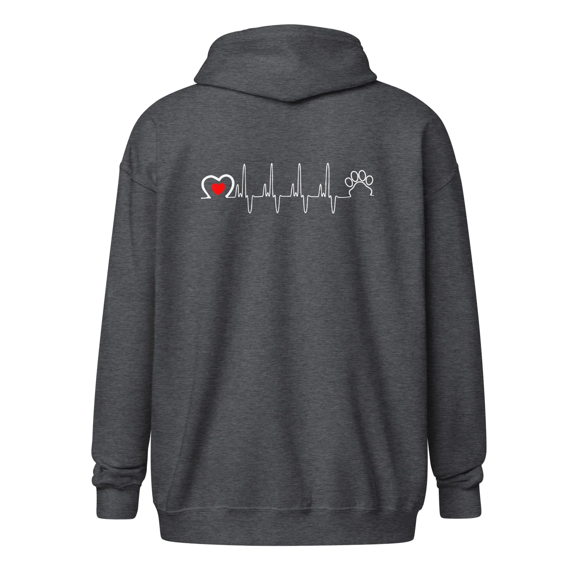 Animal Love Beat Unisex heavy blend zip hoodie