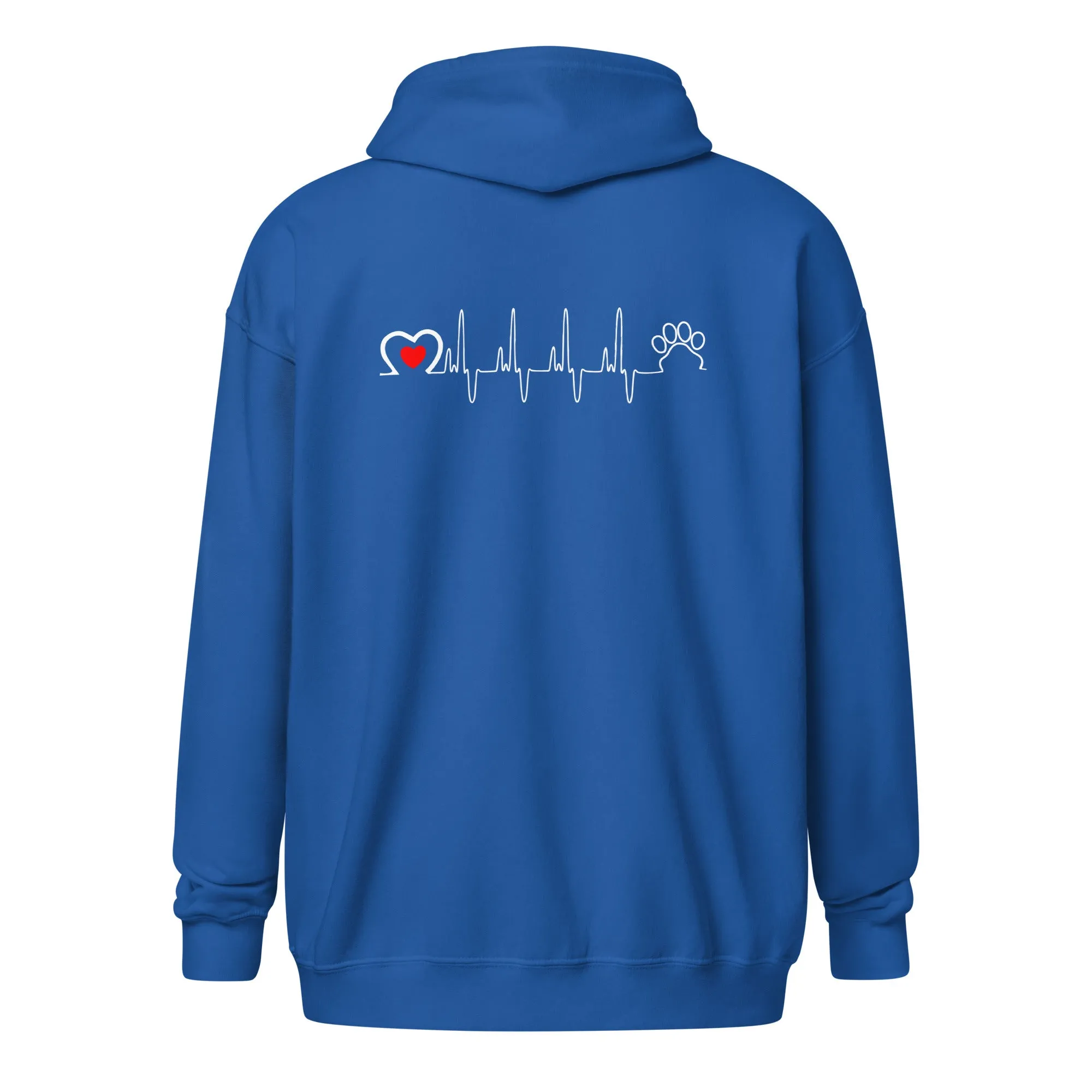 Animal Love Beat Unisex heavy blend zip hoodie