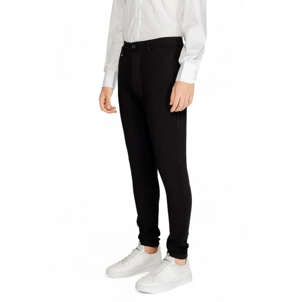 Antony Morato Black Viscose Jeans & Pant