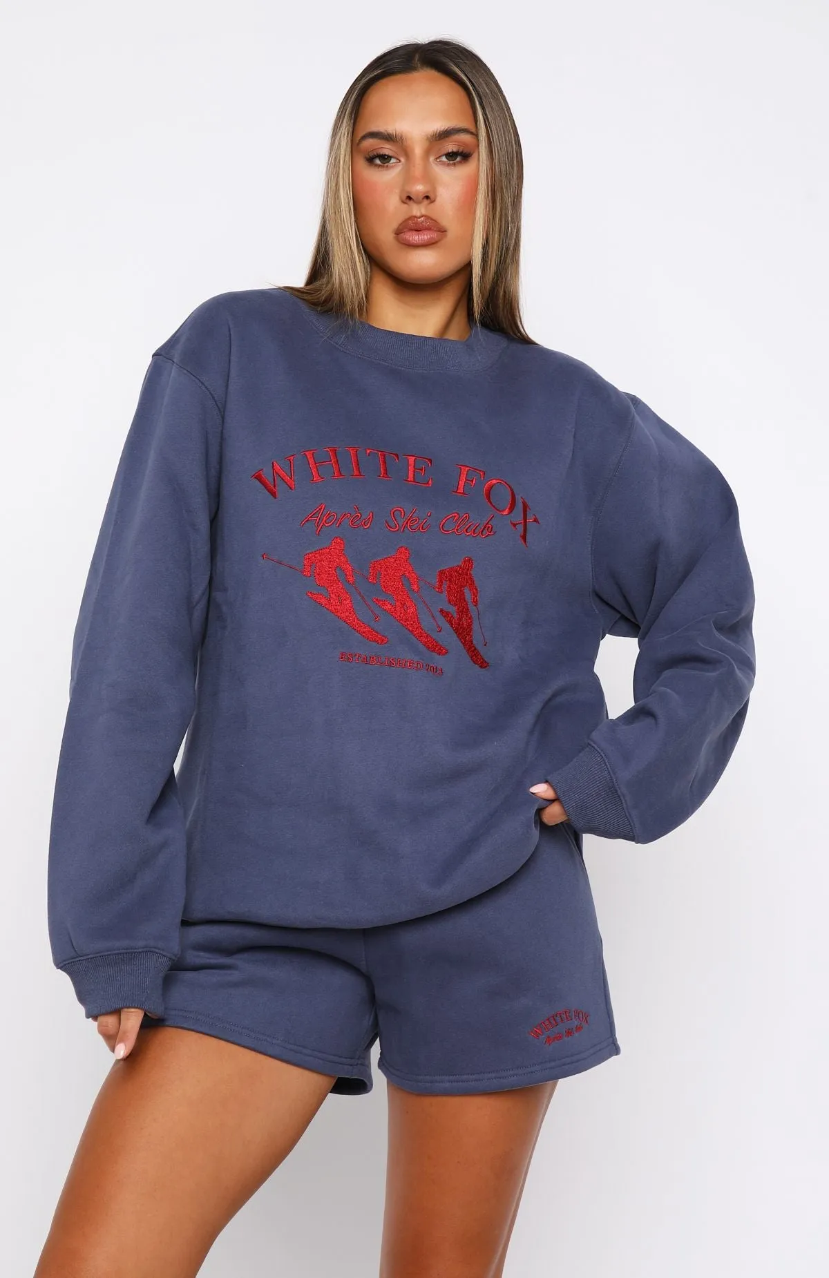 Apr�s Ski Club Oversized Sweater Navy