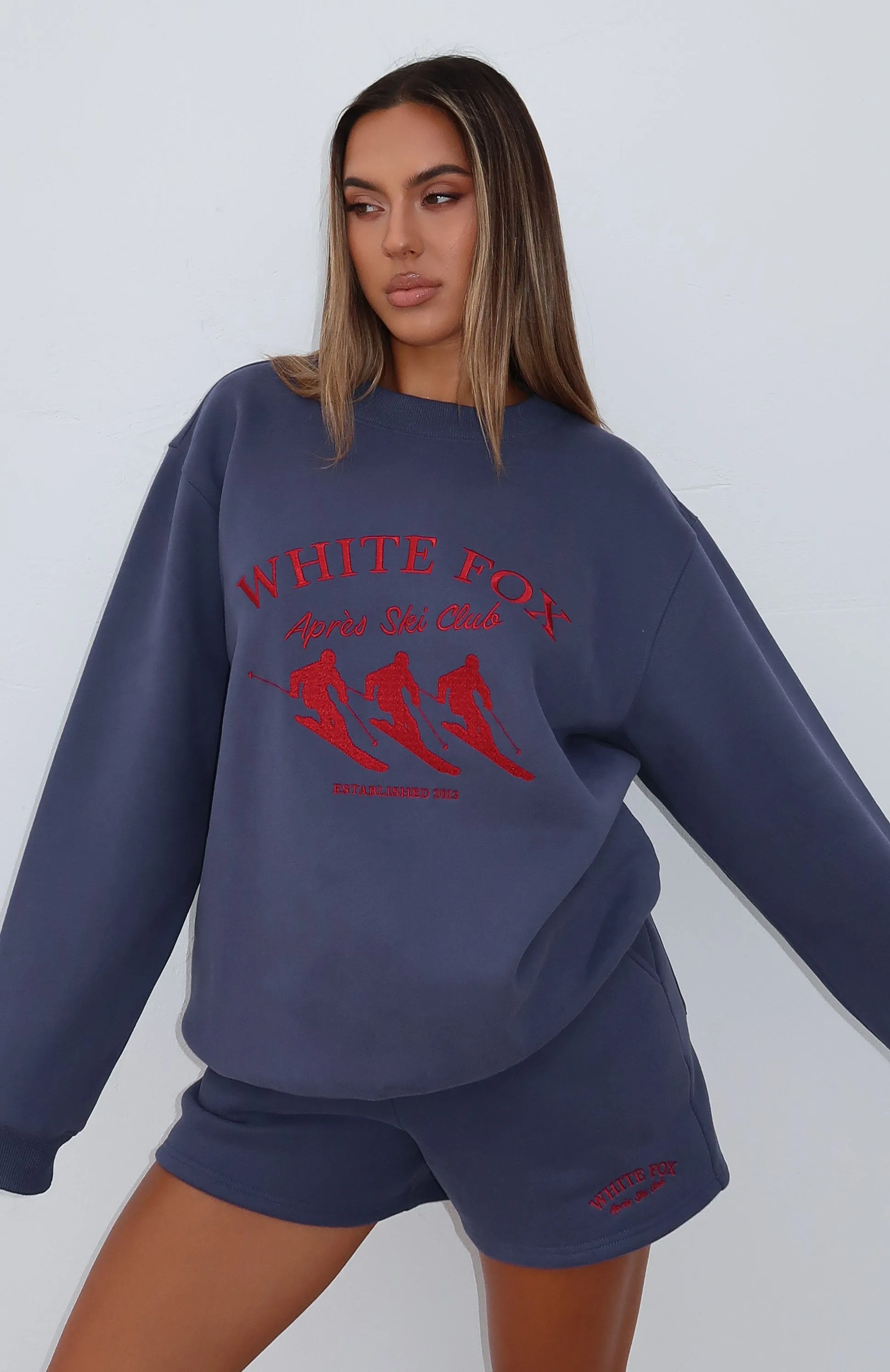 Apr�s Ski Club Oversized Sweater Navy