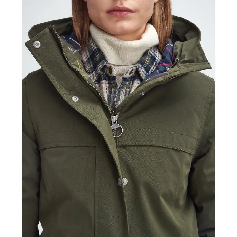 Barbour Redway Waterproof Ladies Jacket - Olive/Classic