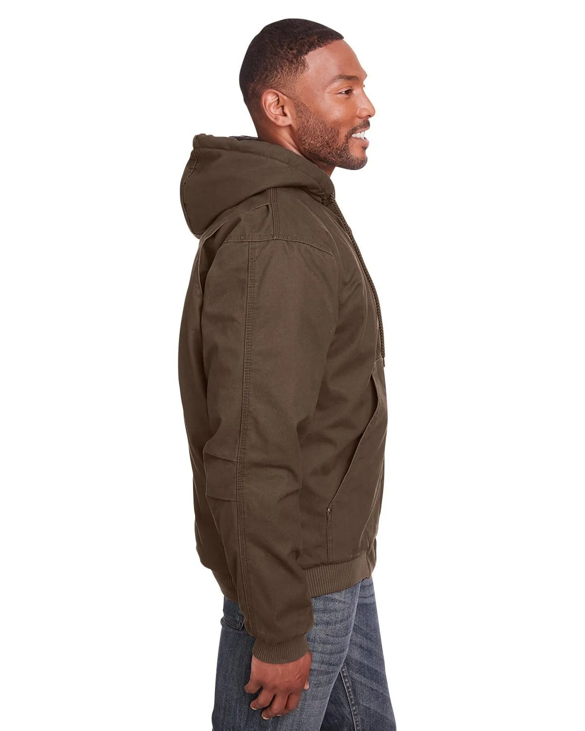 Berne - Men's Heartland Washed Duck Hooded Jacket