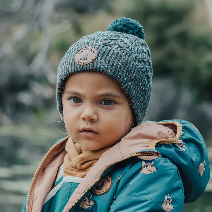 Crywolf Pom Pom Beanie - Forest Speckle