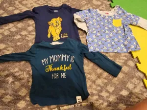 Full Sleeves T-shirt for Baby Boy - Set of 3