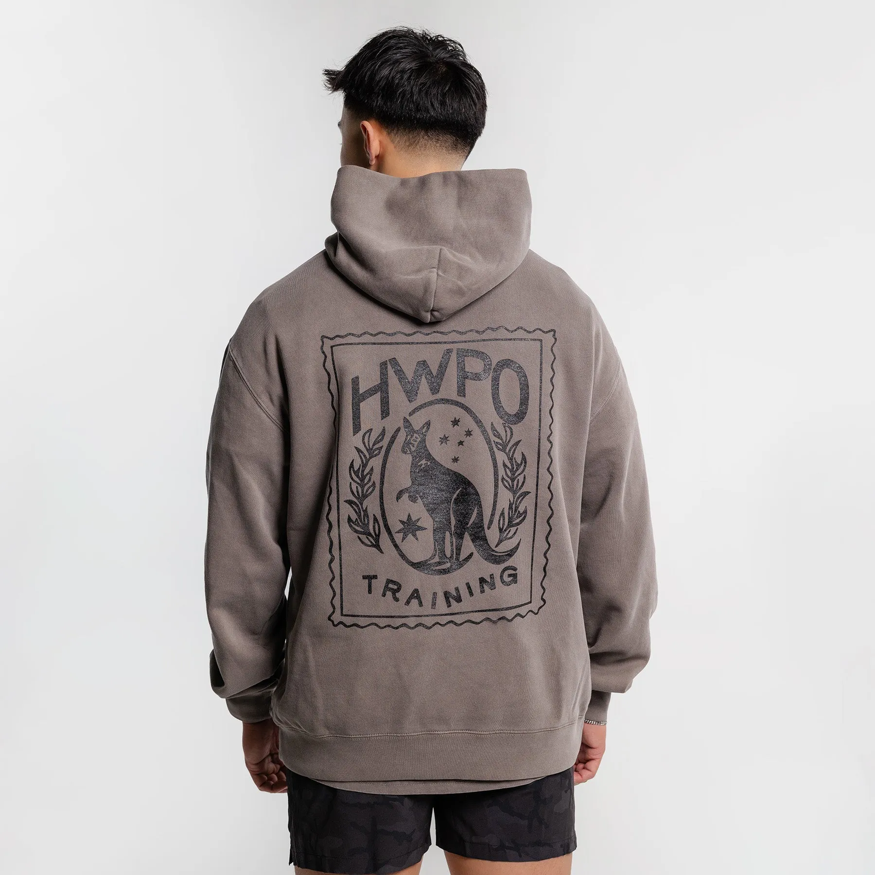 HWPO - RELAXED HOODIE - FADED GRAY - HWPO AUS