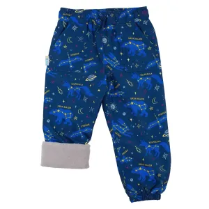 Jan & Jul Kids Cozy-Dry Rain & Snow Pants - Constellations