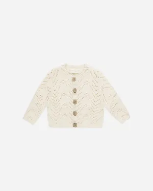 Knit Cardigan || Natural