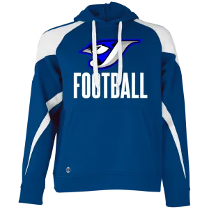 Logo Football 229546 Athletic Colorblock Fleece Hoodie