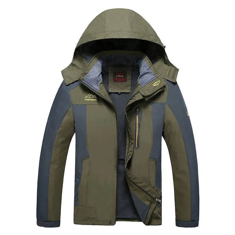 Men's Wind Resistant Waterproof Outdoor Jacket