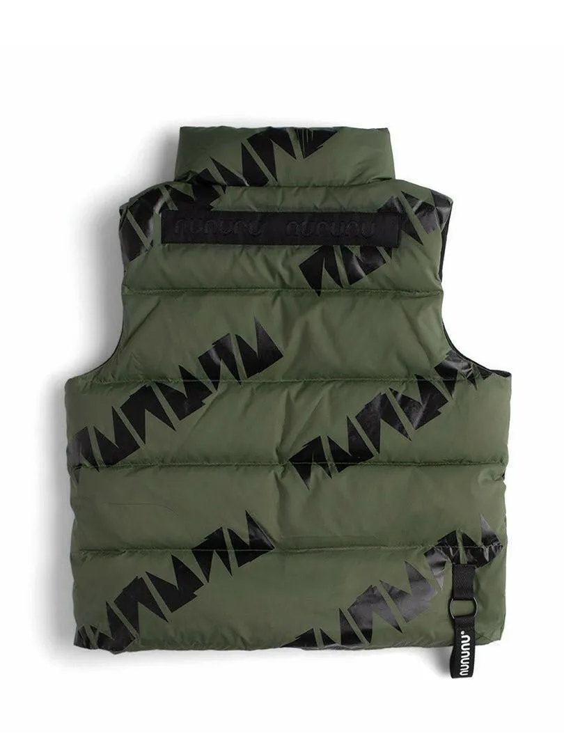 NUNUNU Down Vest Olive