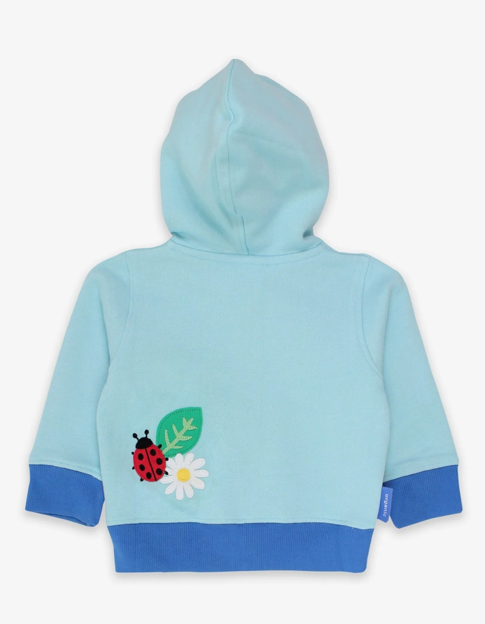 Organic English Garden Applique Hoodie