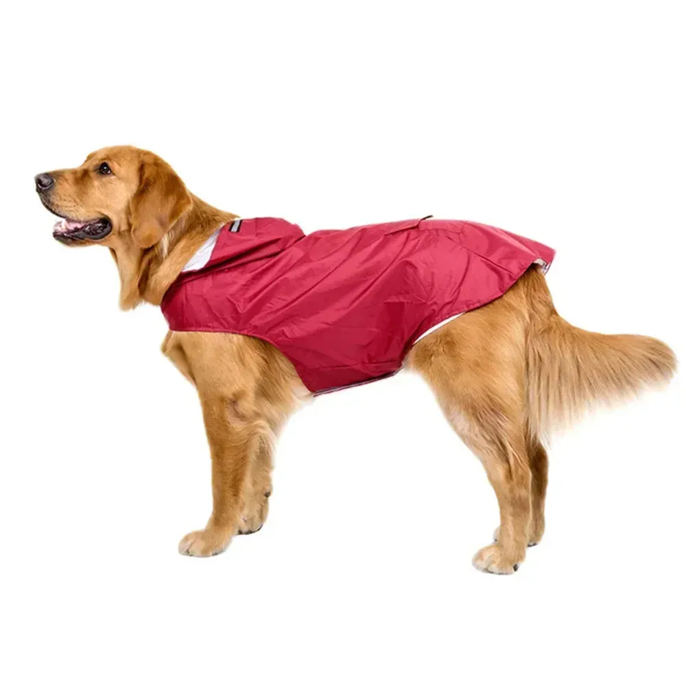 PET ARTIST Dog Rain Jacket With Hood