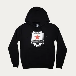 Primary Crest Hoodie in Black