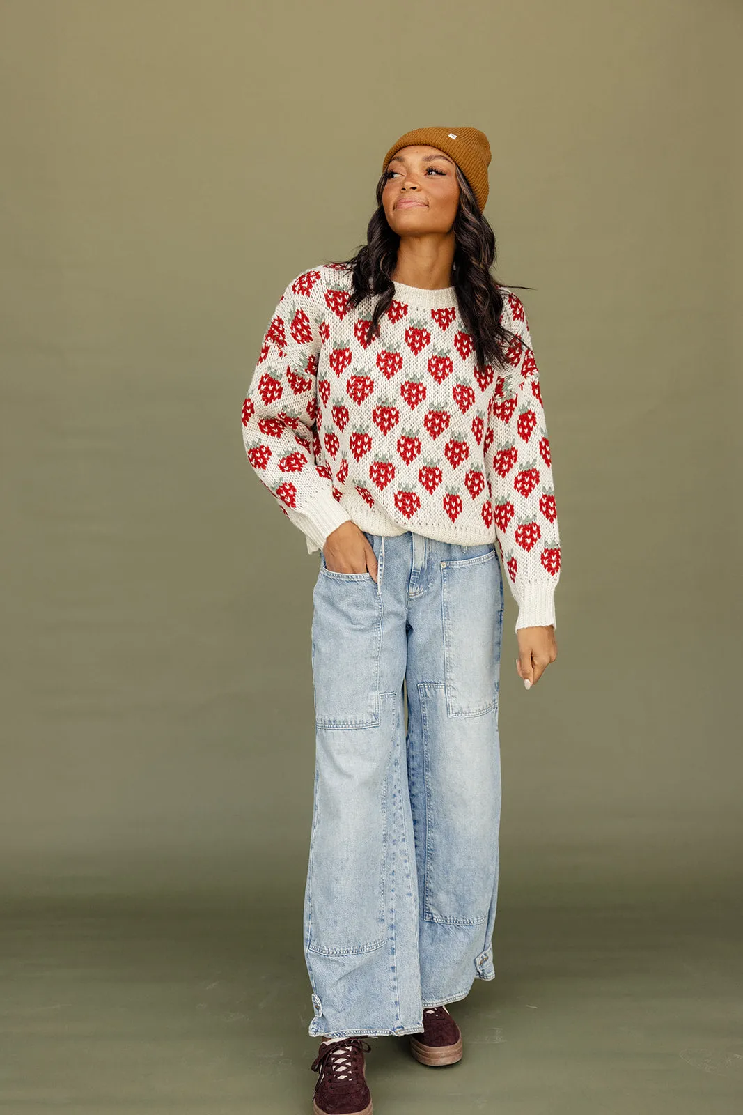 Strawberry Fields Forever Sweater