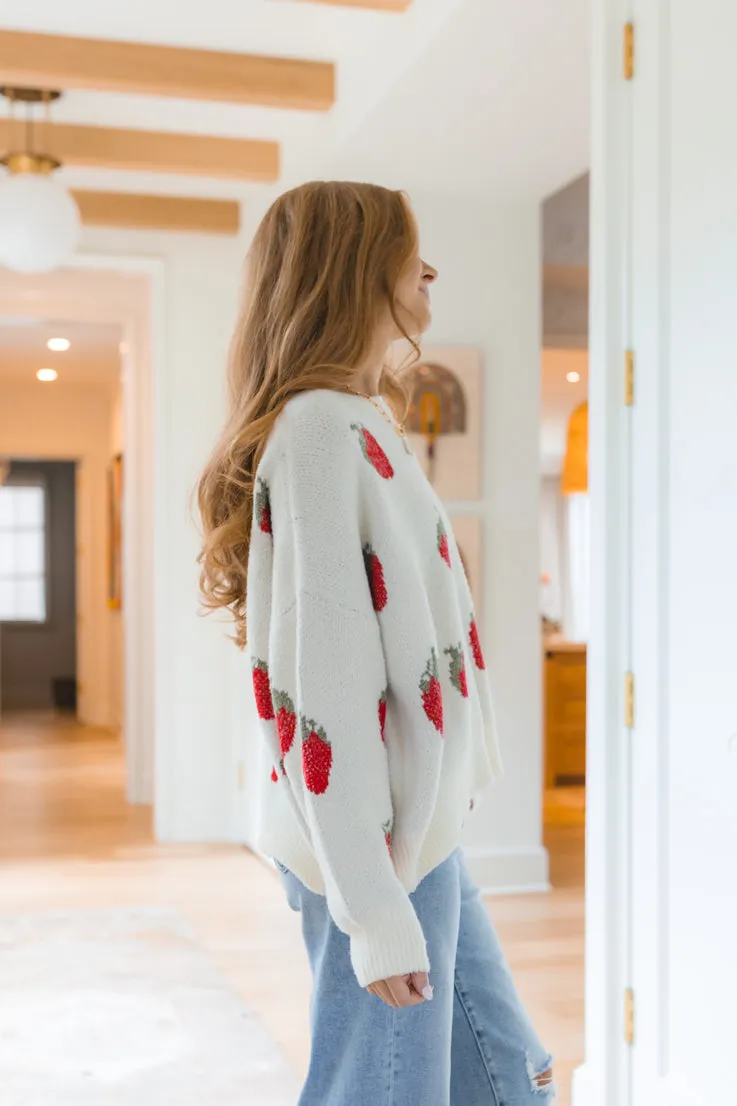 Strawberry Fields Sweater