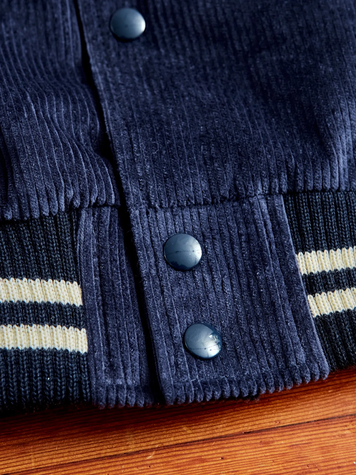 Team Jacket in Navy Corduroy