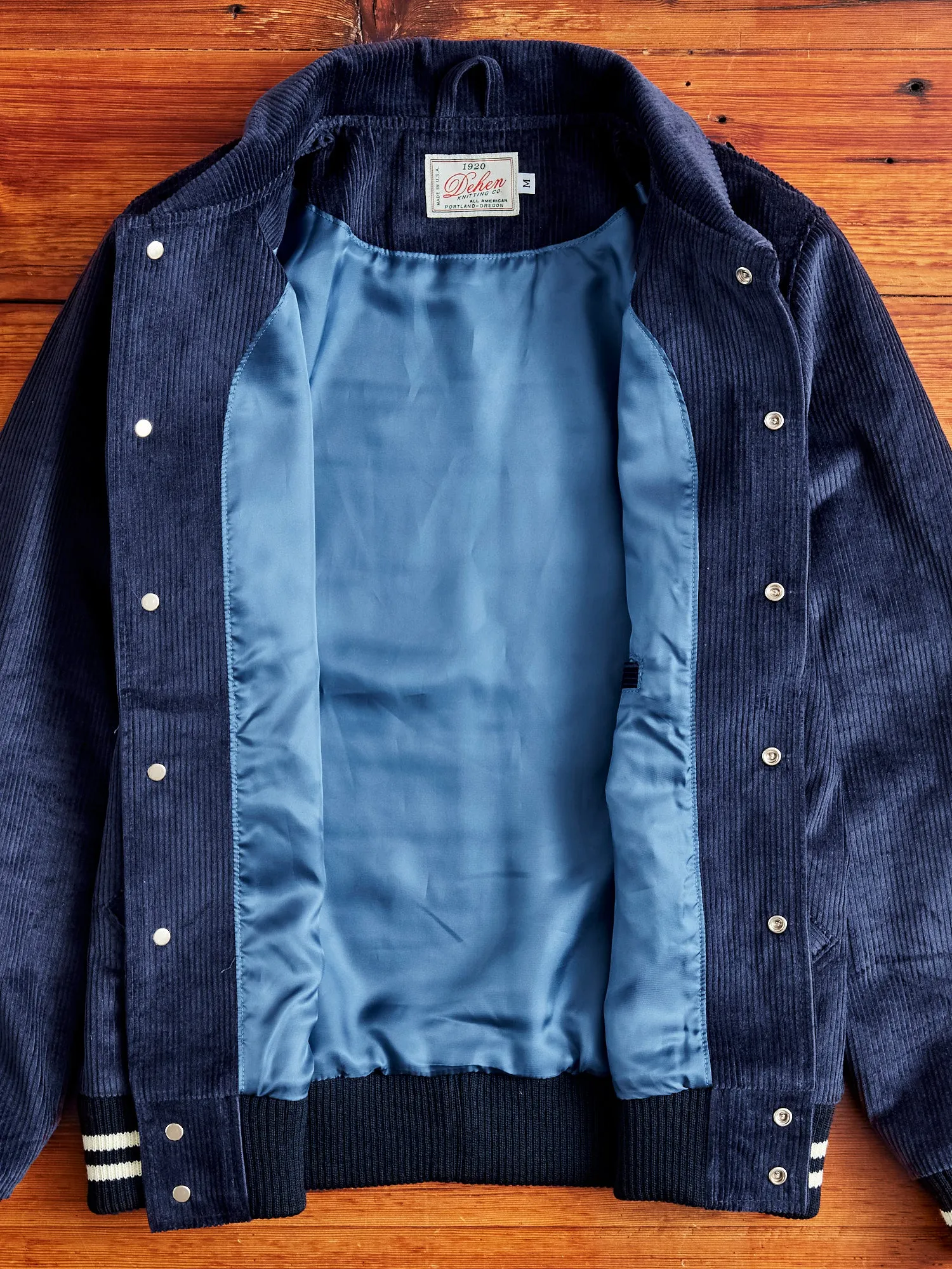 Team Jacket in Navy Corduroy