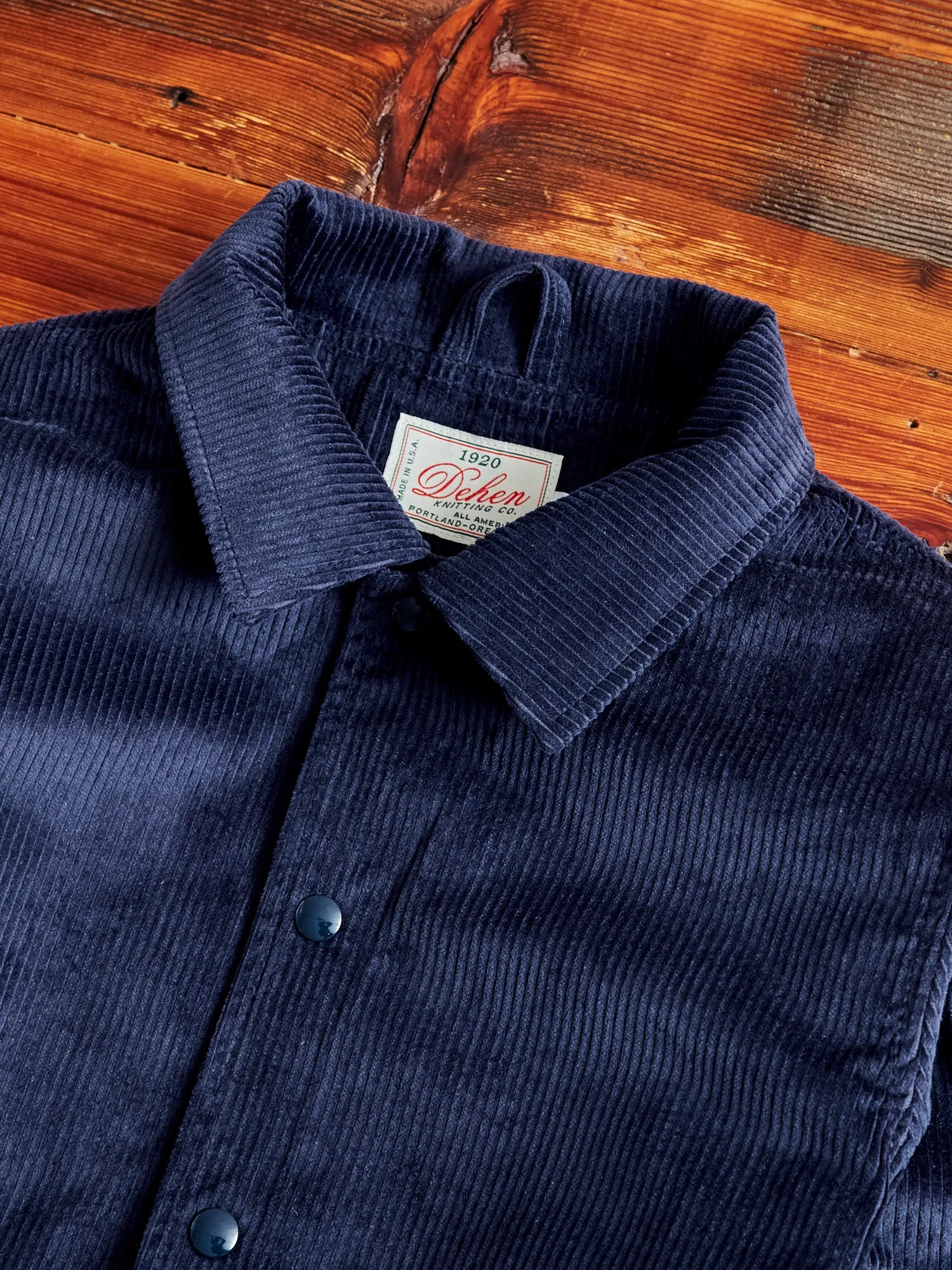 Team Jacket in Navy Corduroy