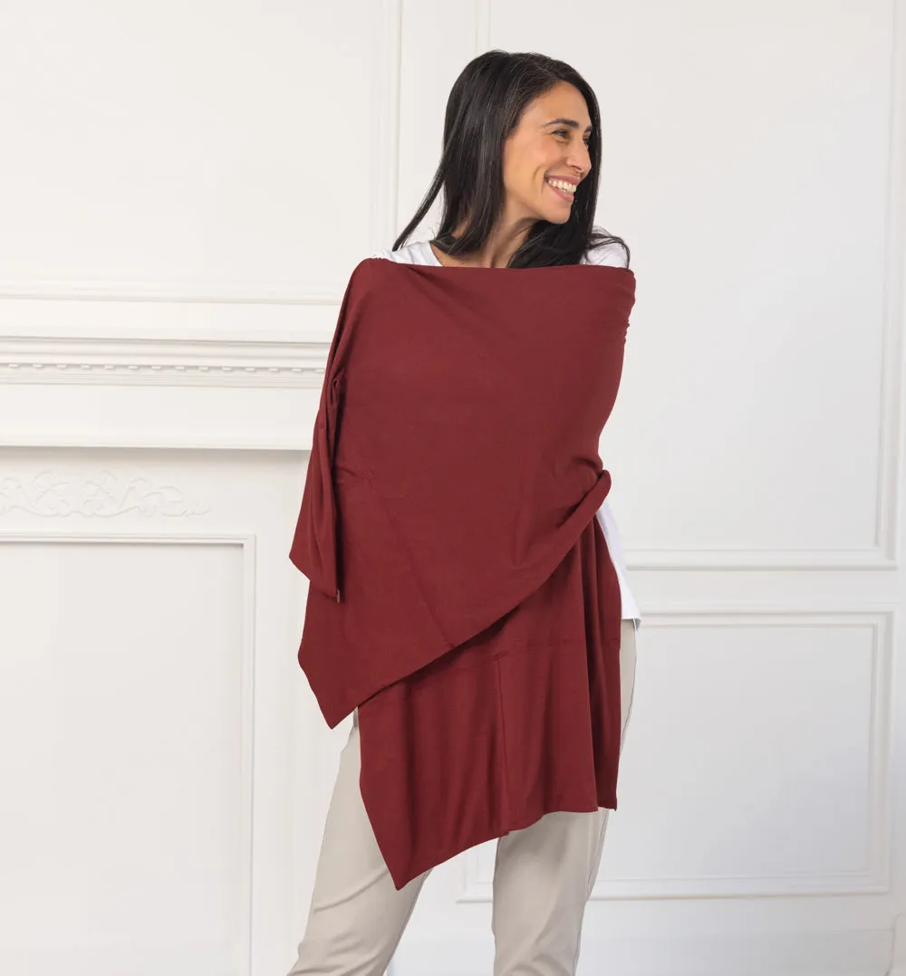 Threshold Utility Scarf - Deep Maroon