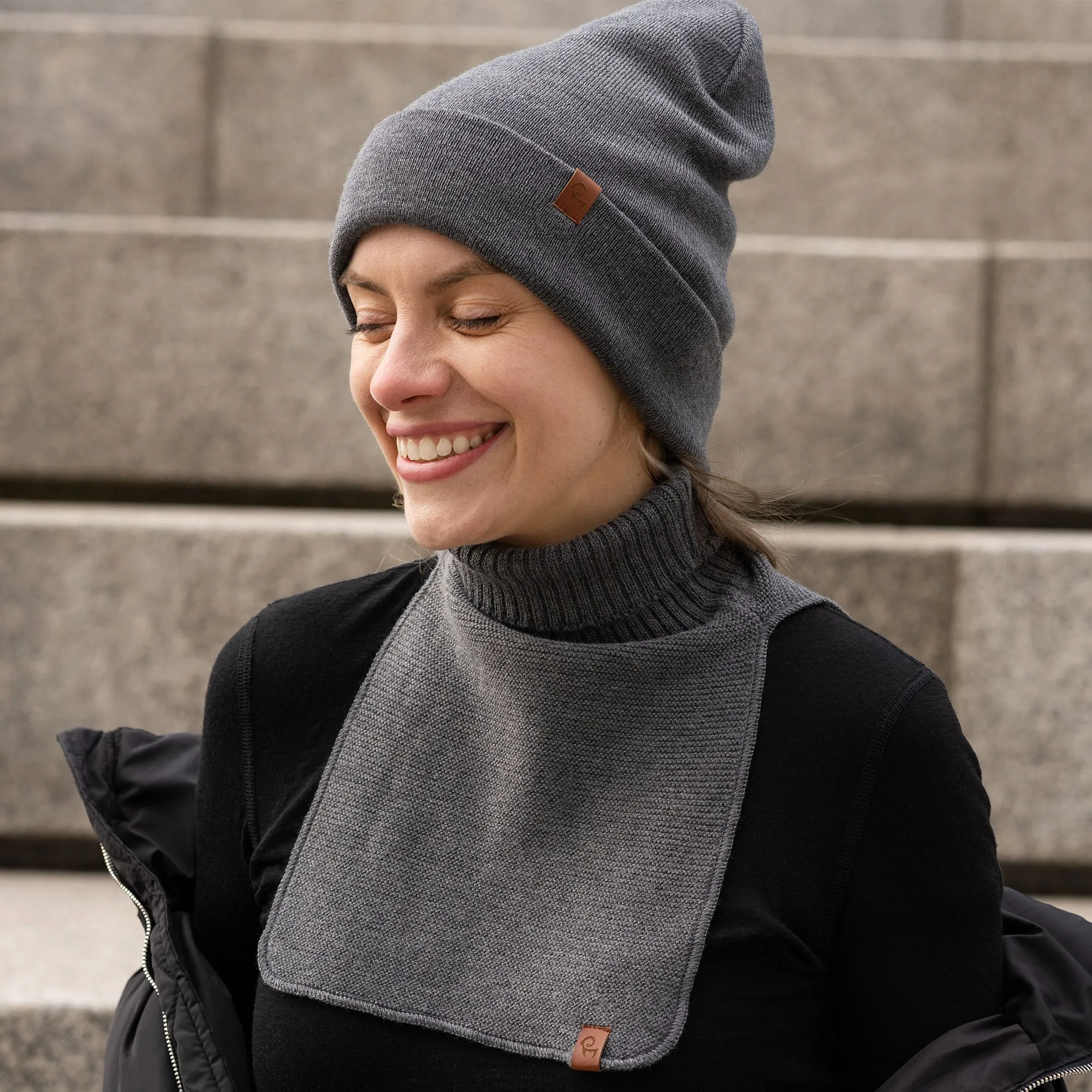 Women's Knit Dickie Neck Warmer Merino