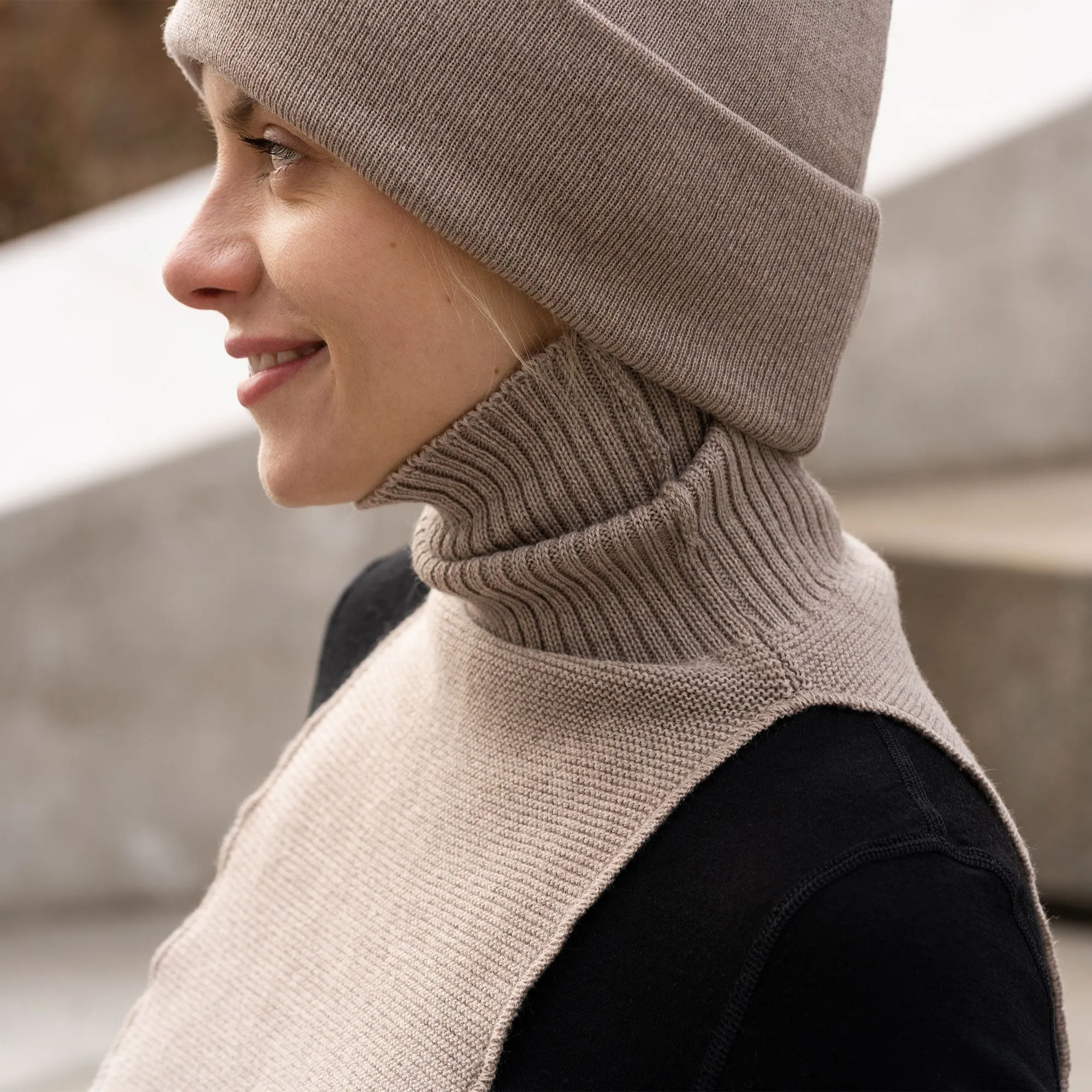 Women's Knit Dickie Neck Warmer Merino