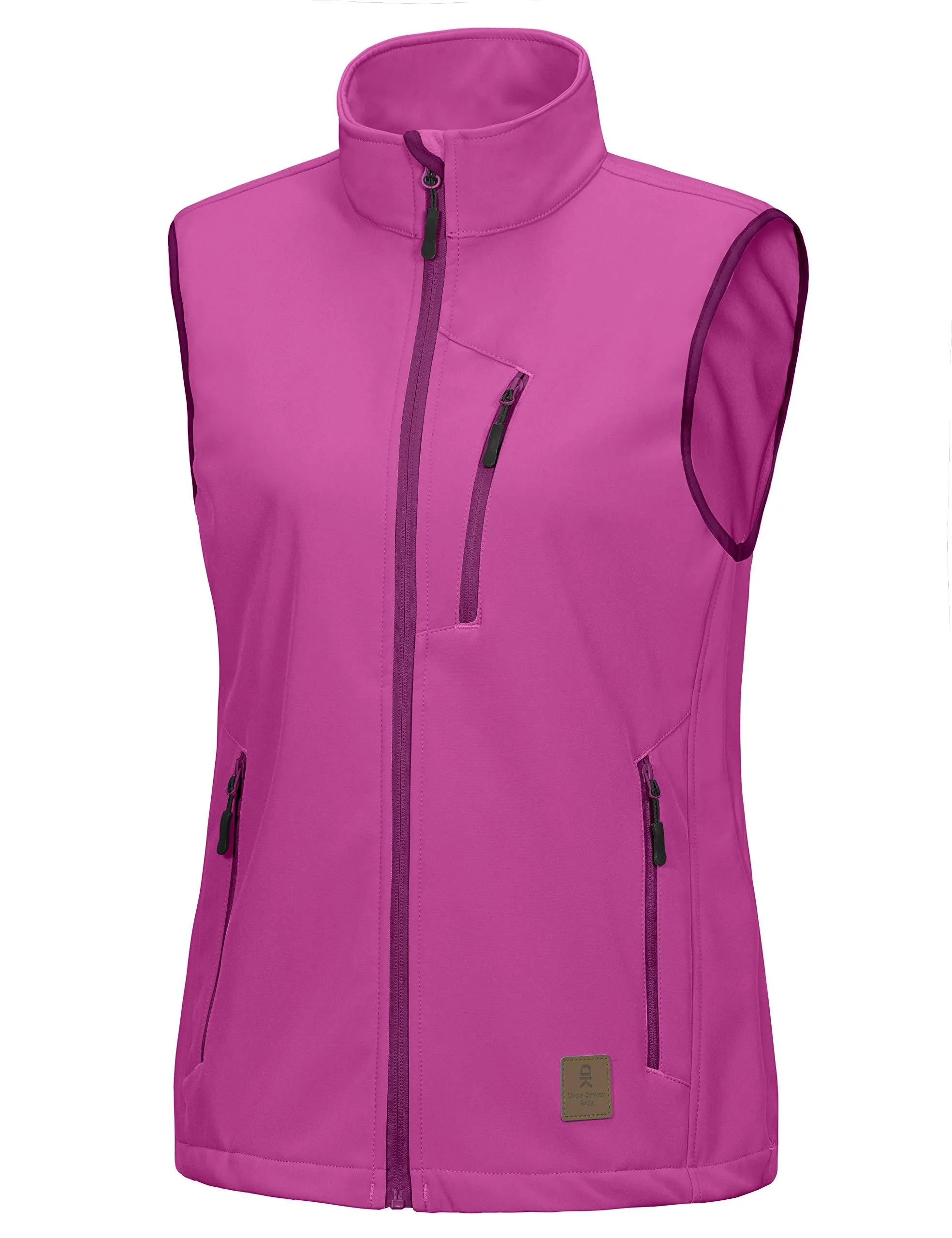 Women's Lightweight Fleece Lined Softshell Hiking 
 Golf Vest