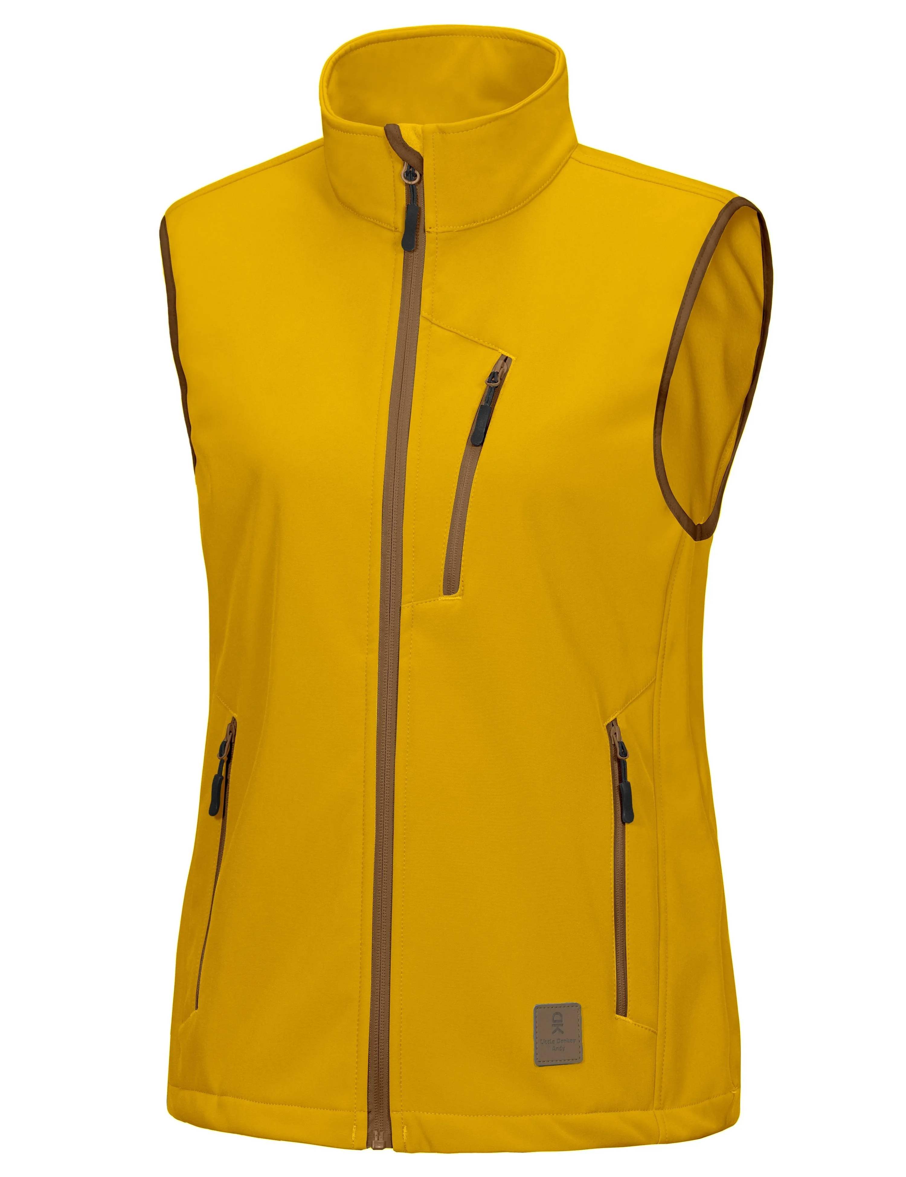 Women's Lightweight Fleece Lined Softshell Hiking 
 Golf Vest