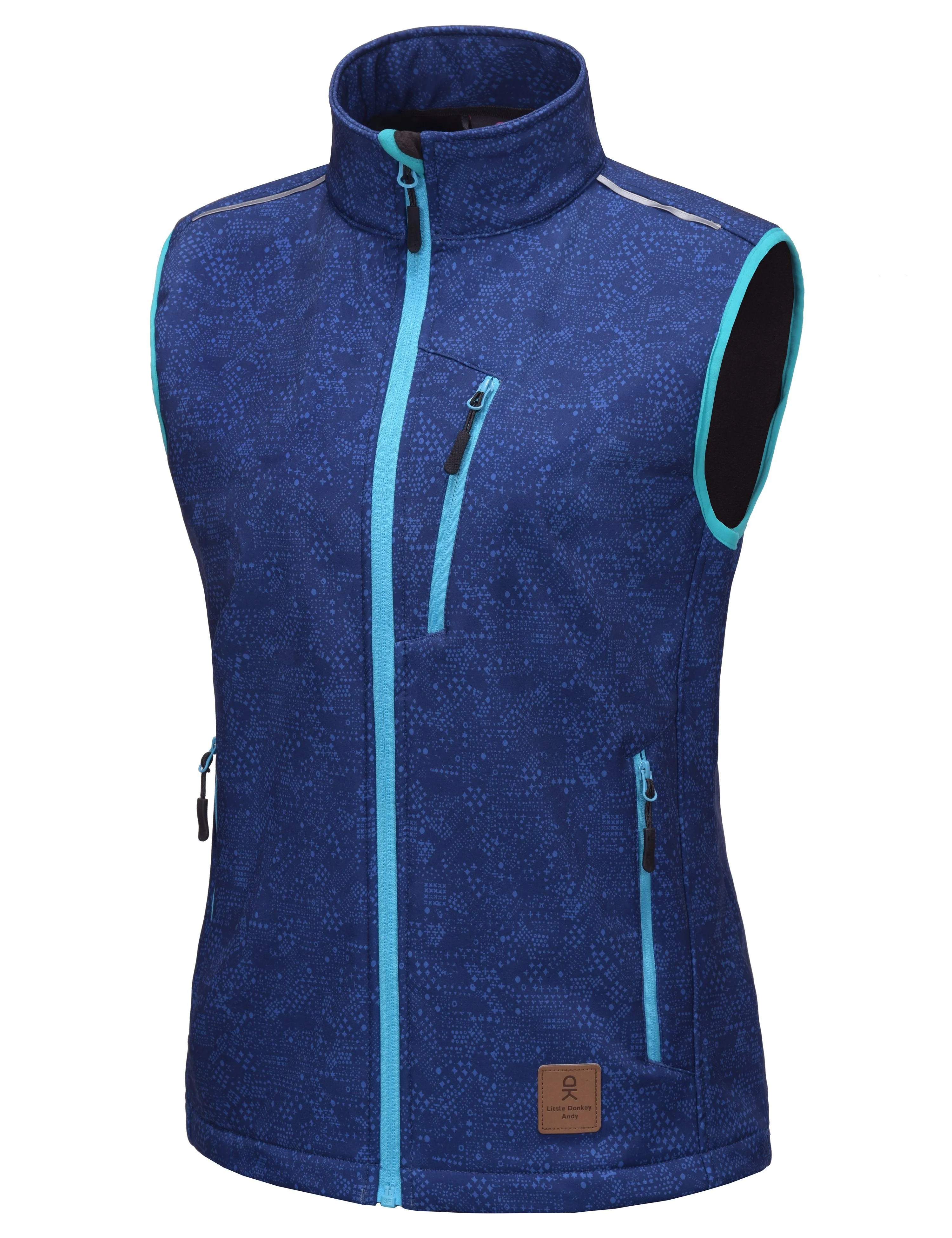 Women's Lightweight Fleece Lined Softshell Hiking 
 Golf Vest