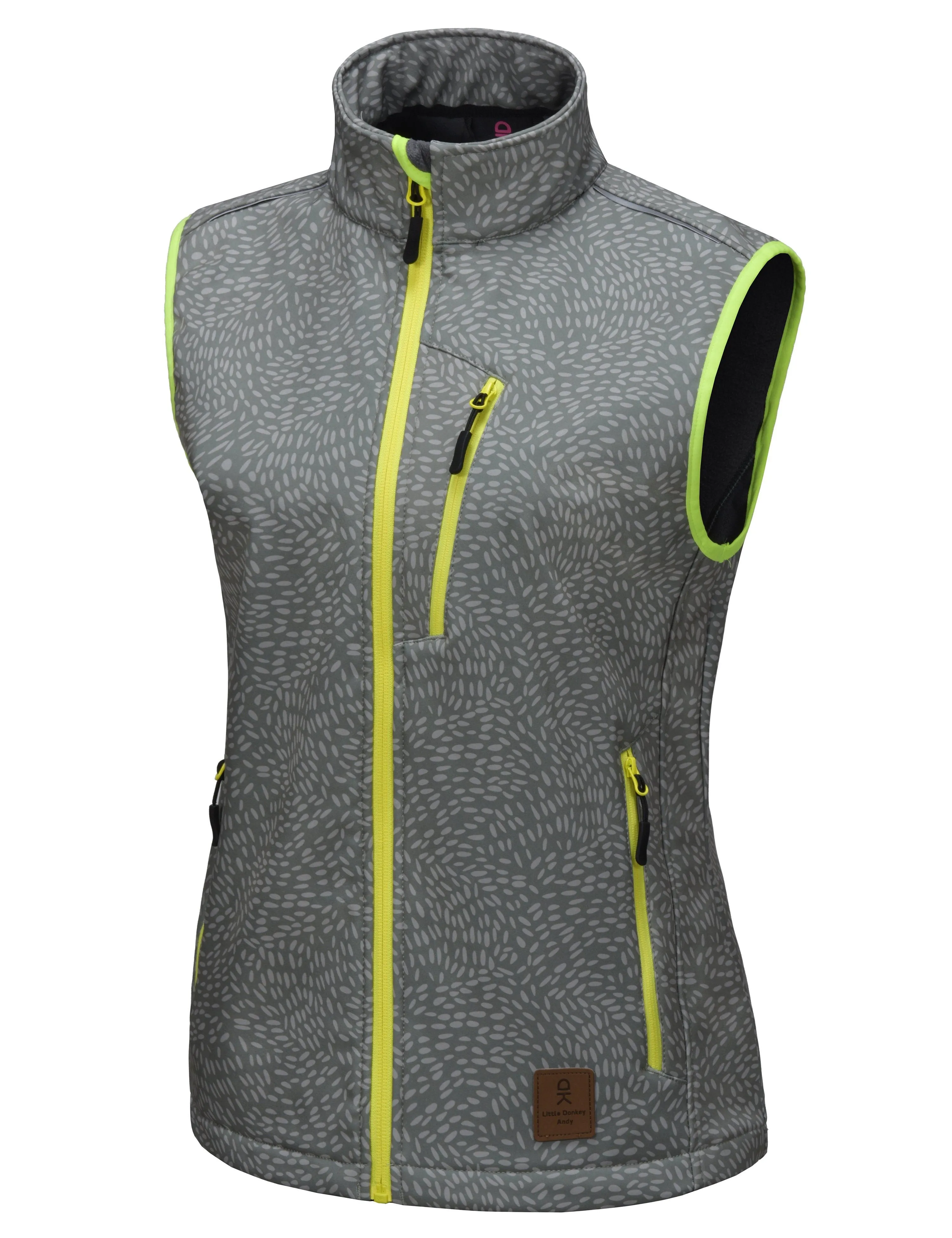 Women's Lightweight Fleece Lined Softshell Hiking 
 Golf Vest