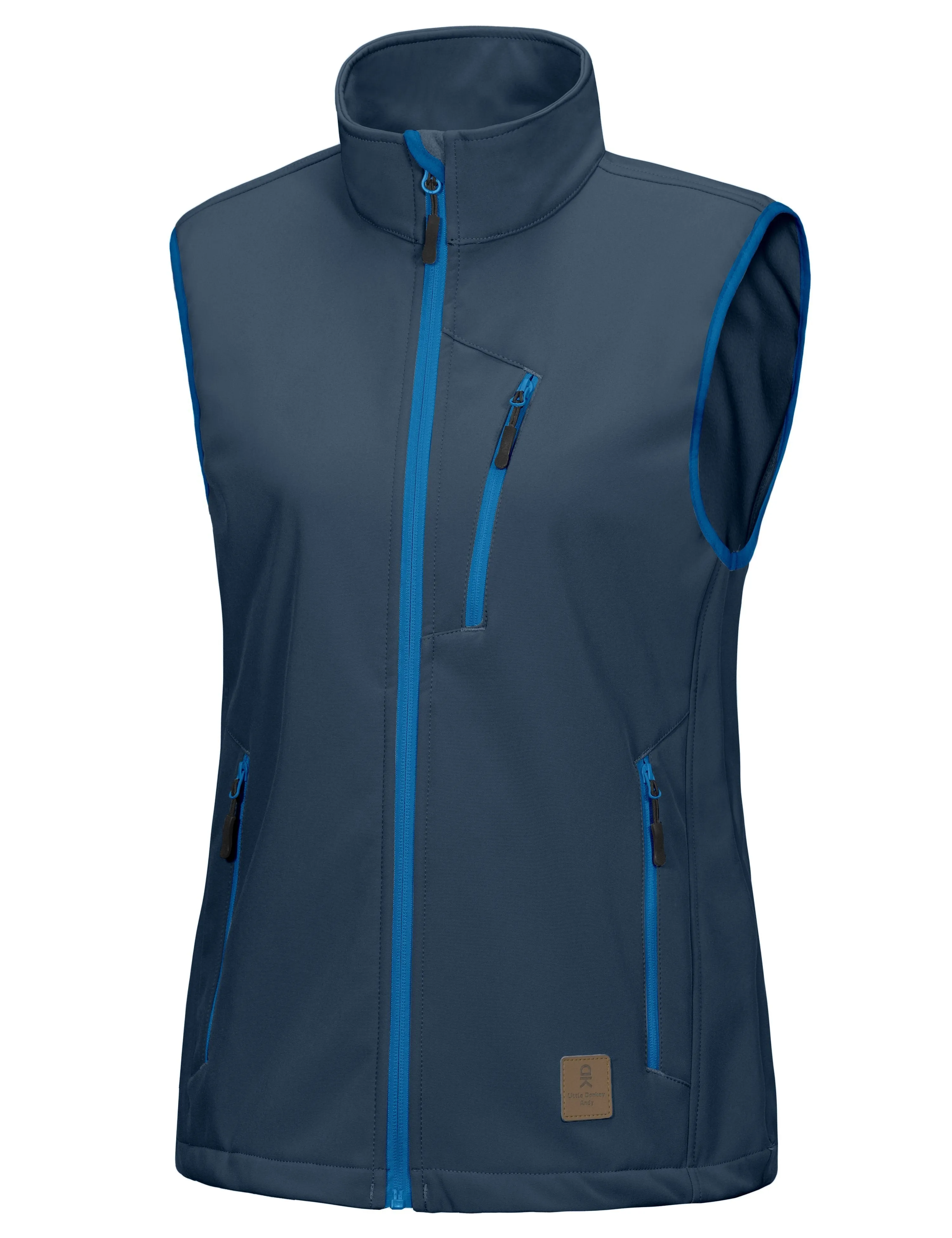 Women's Lightweight Fleece Lined Softshell Hiking 
 Golf Vest