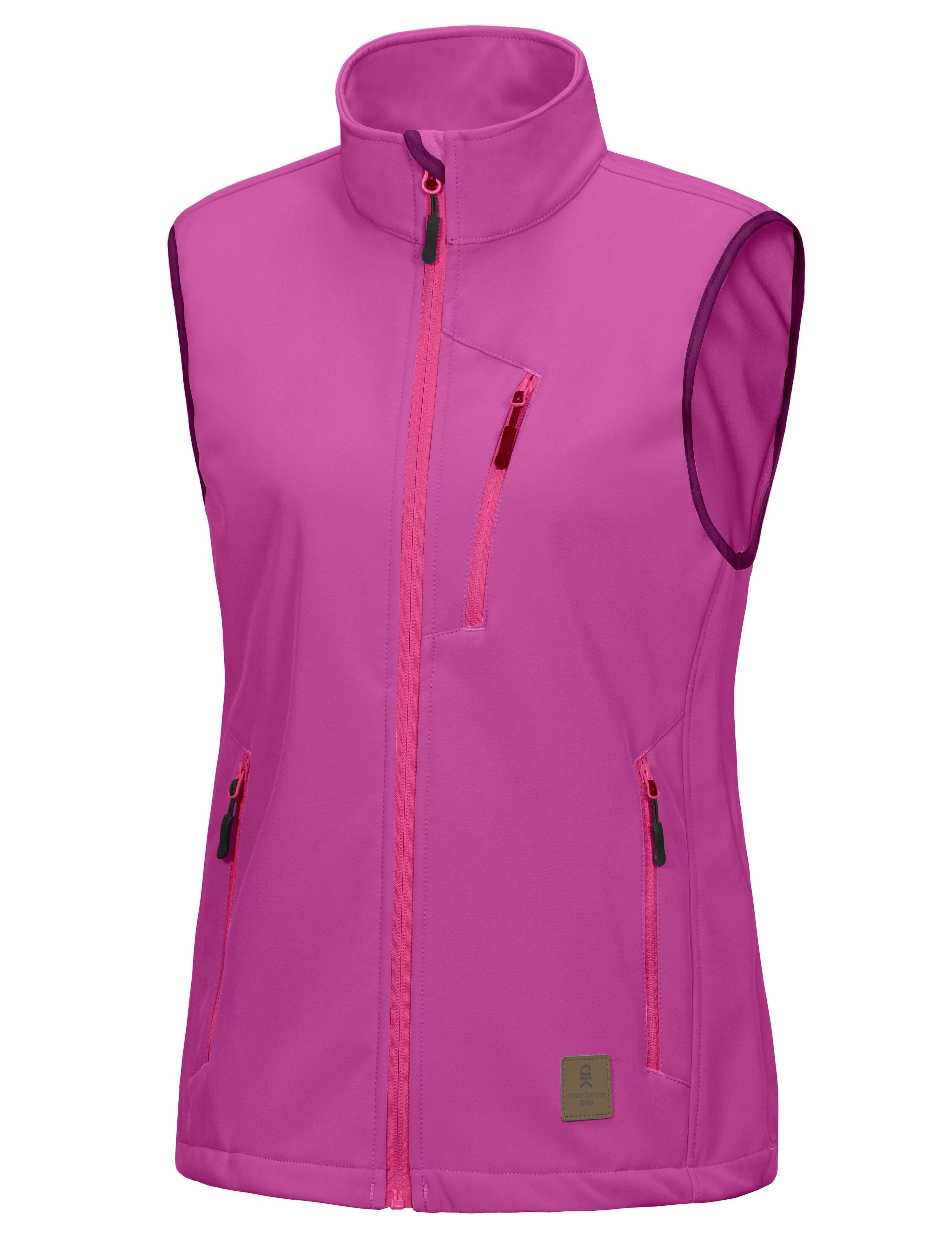 Women's Lightweight Fleece Lined Softshell Hiking 
 Golf Vest